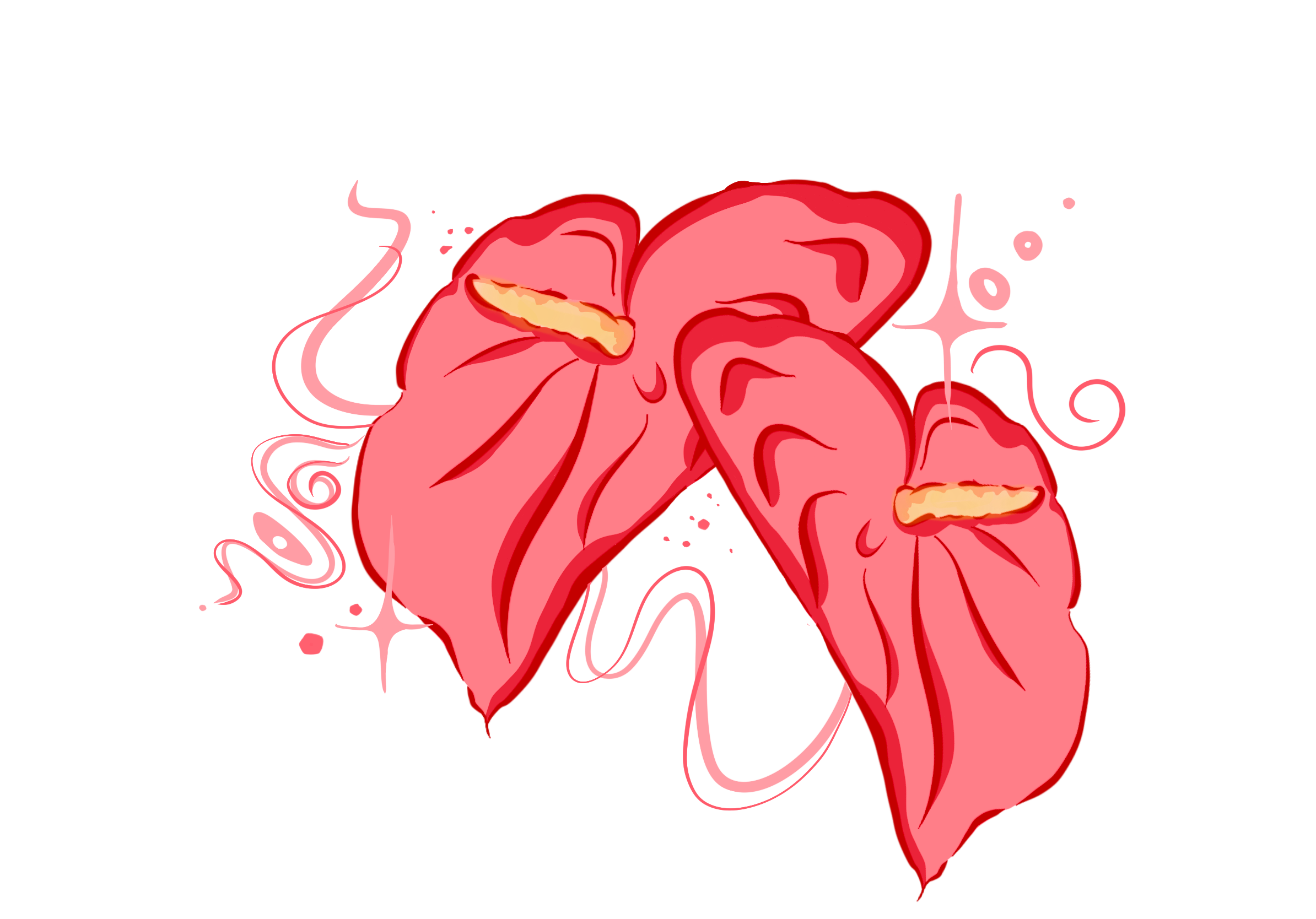 Tropical Sweetheart Sticker